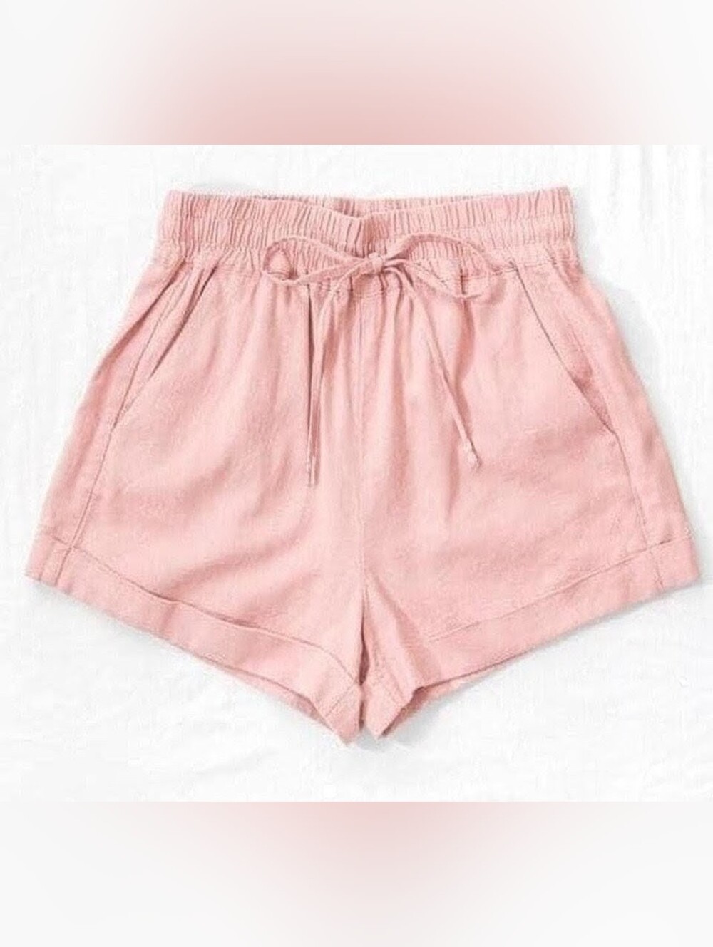 Como Vintage Linen Blend Shorts Women's Size Large